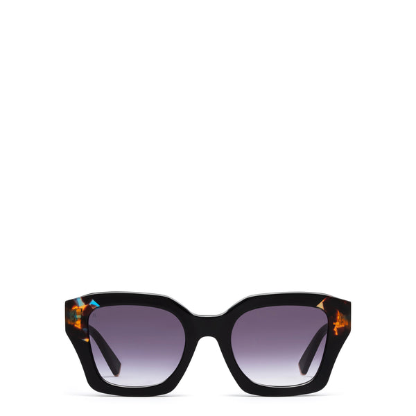 The Rita <br> Black Frame <br> Smoke Black Lenses