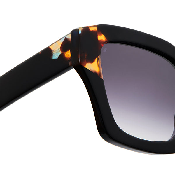 The Rita <br> Black Frame <br> Smoke Black Lenses