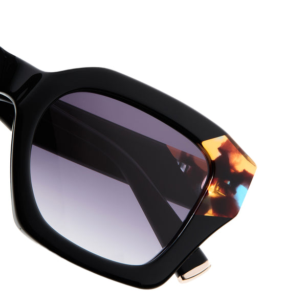 The Rita <br> Black Frame <br> Smoke Black Lenses