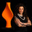 The Elegy Vase <br> 
Flame Orange
<br> (L 15.5 x W 28 x H 57) cm