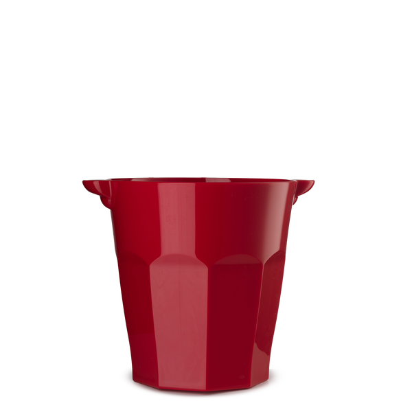 Enamel Ice Bucket <br> Red <br> (Ø 20 x H 21.2) cm