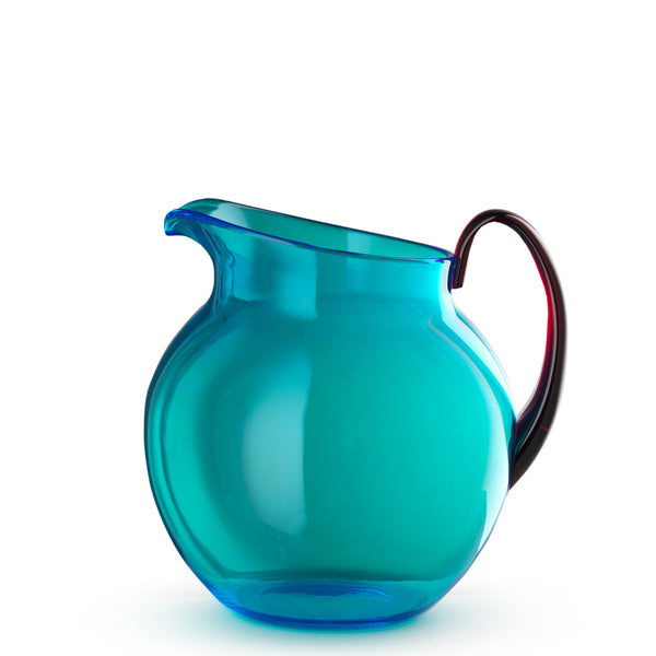 Pallina Pitcher <br> Turquoise / Ruby <br> 2 Liters