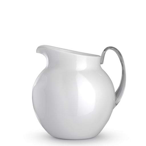 Pallina Pitcher <br> White / Clear <br> 2 Liters