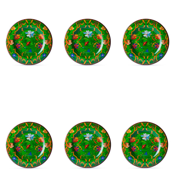 Pancale Fruit Plate <br> Set of 6 <br> (Ø 23 x H 2) cm
