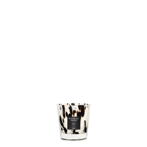 Pearls Black Candle<br> Rose and Ginger<br> (H 8) cm