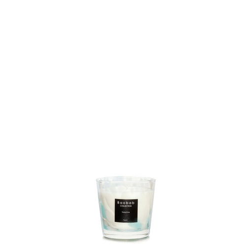 Pearls Sapphire Candle <br> Seaweed and Myrtle <br> (H 8) cm