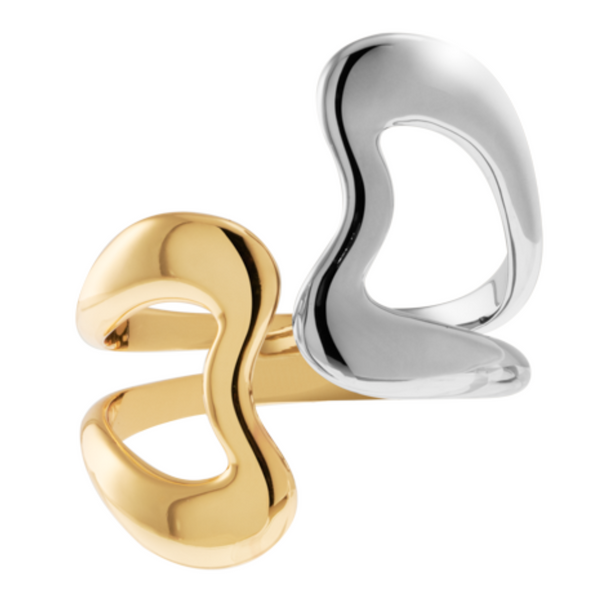 B Line Cuff <br>
Light Gold / Silver