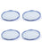 Fluid Plate
 <br> (Ø 31 x H 2.3) cm
 <br> Set of 4