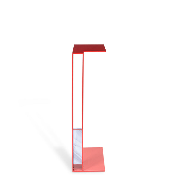 The Three Musketeers Table <br> Red <br> (L 25 x W 15 x H 55) cm