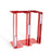 The Three Musketeers Table <br> Red <br> (L 25 x W 15 x H 55) cm