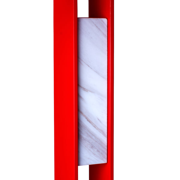 The Three Musketeers Table <br> Red <br> (L 25 x W 15 x H 55) cm