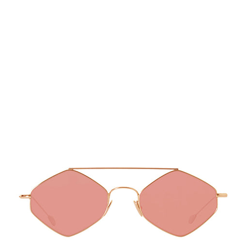 Rigaut Sunglasses <br> Gold Frame <br> Rose Gold Mirror Lenses