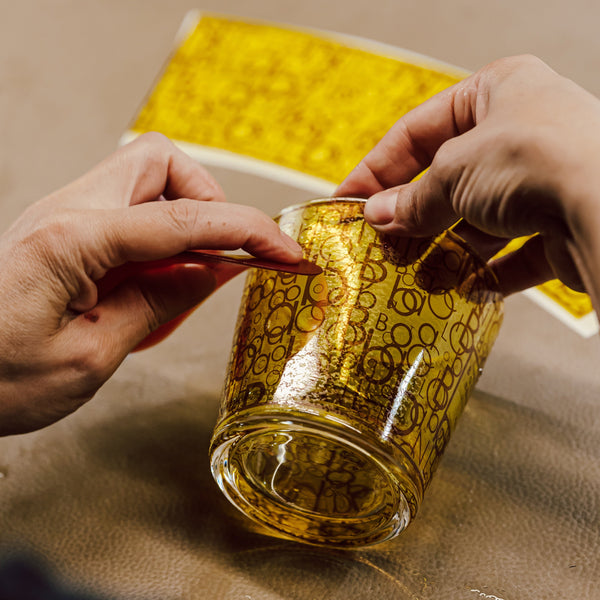 The Gift Box Gentlemen Candle with Dome <br> Rum, Saffron, Labdanum <br> (H 10) cm