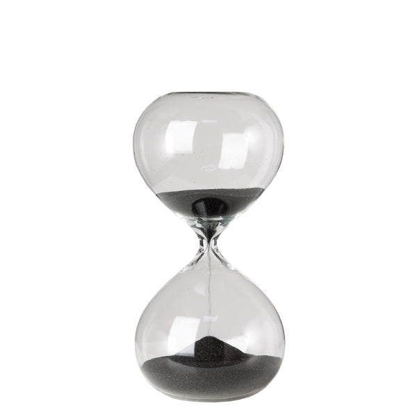180 min Sandglass <br> Black <br> (Ø 20 x H 55) cm