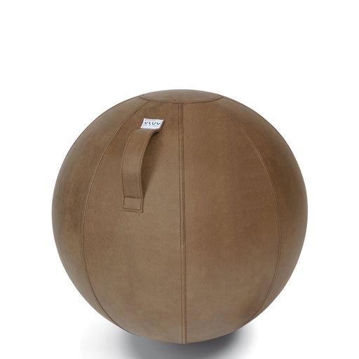 VEEL Leather Seating Ball <br> Cognac Brown <br> (Ø 60-65) cm