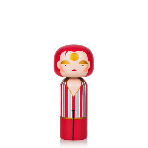 Ziggy Stardust Kokeshi Doll <br>
(H 21.5) cm