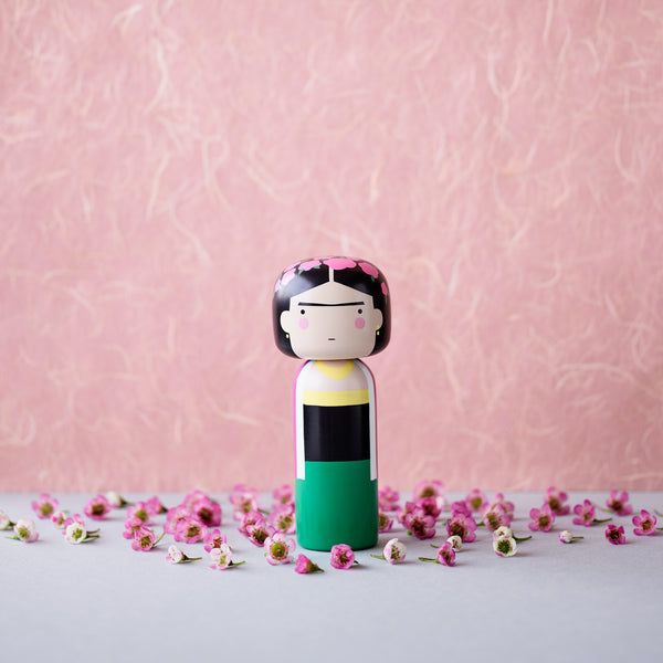 Frida Kokeshi Doll <br> (H 21.5) cm
