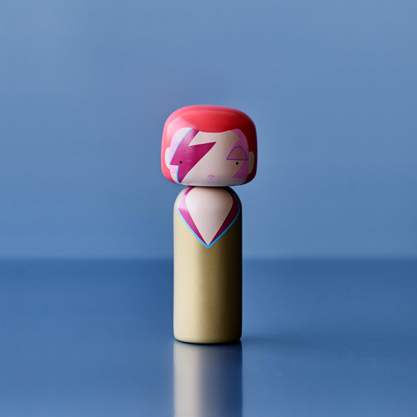 Aladdin Sane Kokeshi Doll <br>
(H 21.5) cm