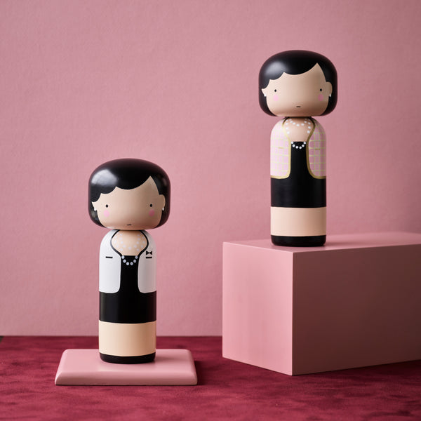 Coco in Pink Kokeshi Doll <br>
(H 14.5) cm