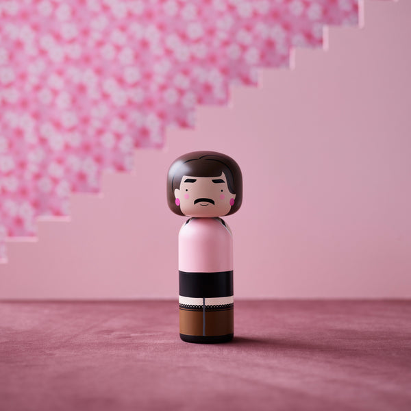 Freddie Mercury Kokeshi Doll <br>
I Want to Break Free <br>
(H 14.5) cm