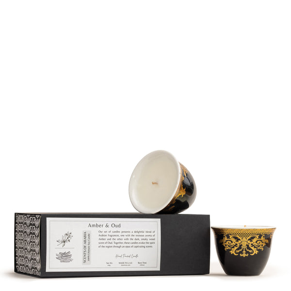 Discovery Candle Set <br> Amber & Oud <br> Set of 2