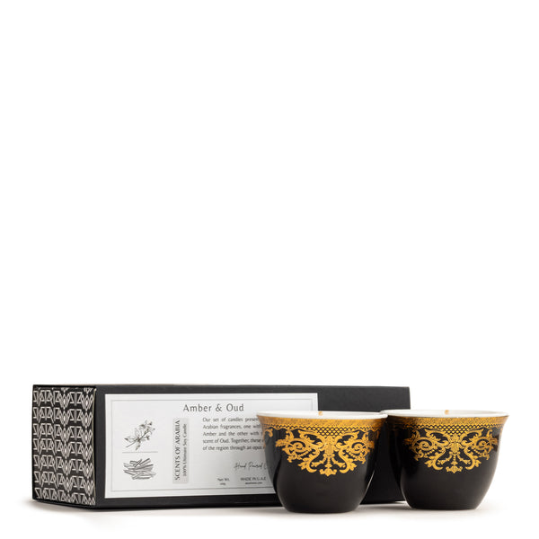 Discovery Candle Set <br> Amber & Oud <br> Set of 2