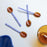 Duet Spoon <br> 
Amber <br> 
Set of 4