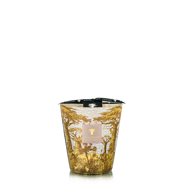Sacred Trees Bounkani Candle <br>
Hazelnut Leaves, Green Fig, Sandalwood
<br> (H 16) cm