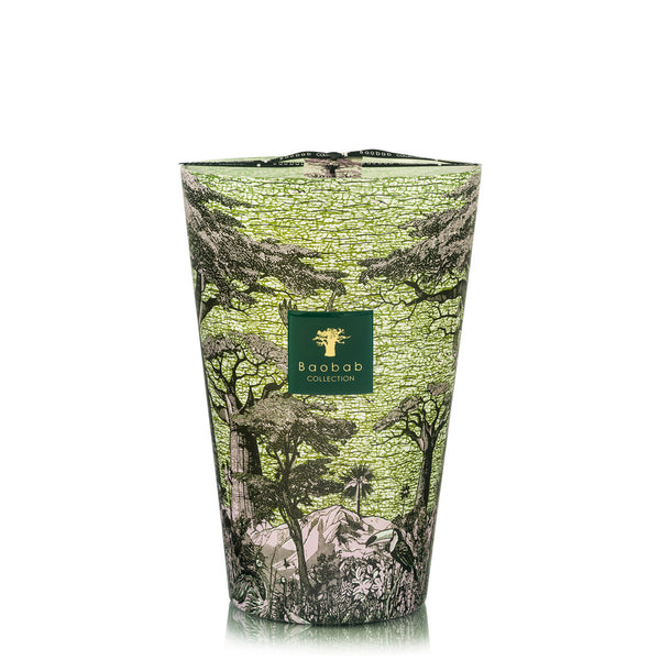 Sacred Trees Touba Candle <br>
Verbena, Lavender, Cedarwood
<br> (H 35) cm