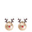 Reindeer Ornament <br> Brown <br> Set of 2