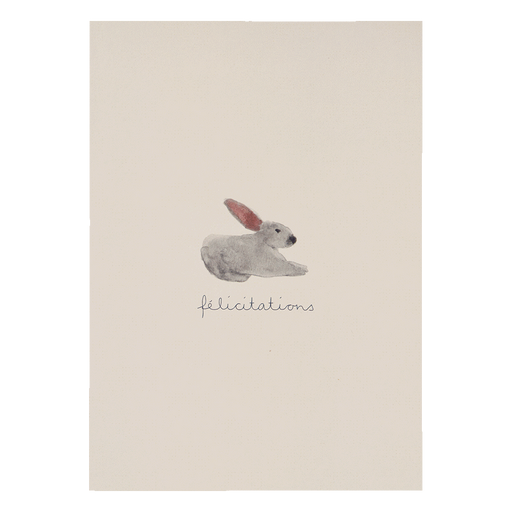 Greeting Card <br> Rabbit <br> Congratulations