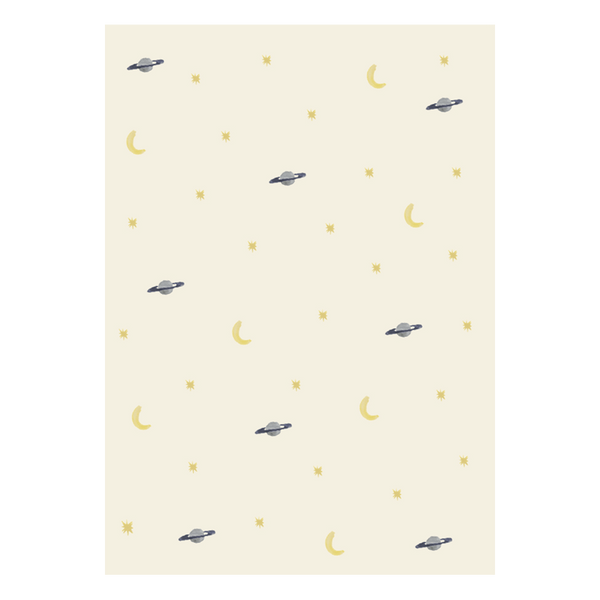 Greeting Card <br> Moons, Stars & Planets