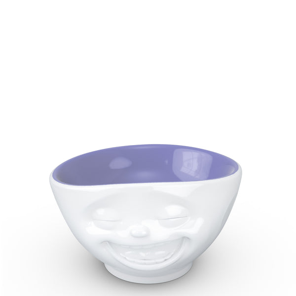White / Lavender Bowl <br> Laughing <br> 500 ml