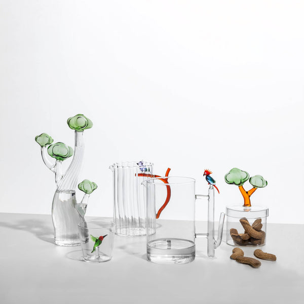 Talking Trees Bottle <br> 
Clear / Green <br> 
650 ml