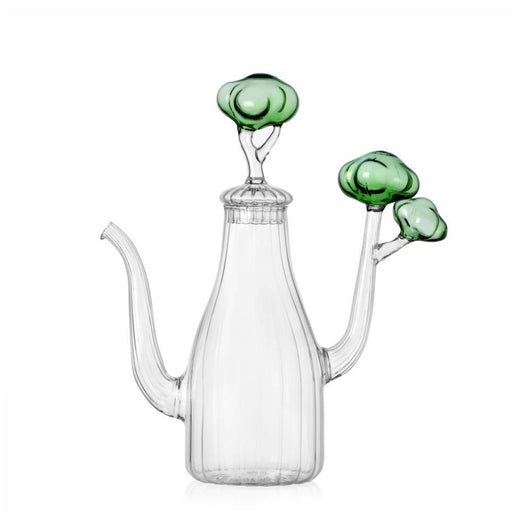 Talking Trees Optic Teapot / Jug <br> 
Clear / Green <br> 
900 ml