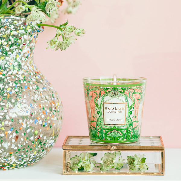 My First Baobab Tomorrowland Candle <br> 
Pear, Lily of the Valley, Moss <br> 
Limited Edition <br> 
(H 8) cm