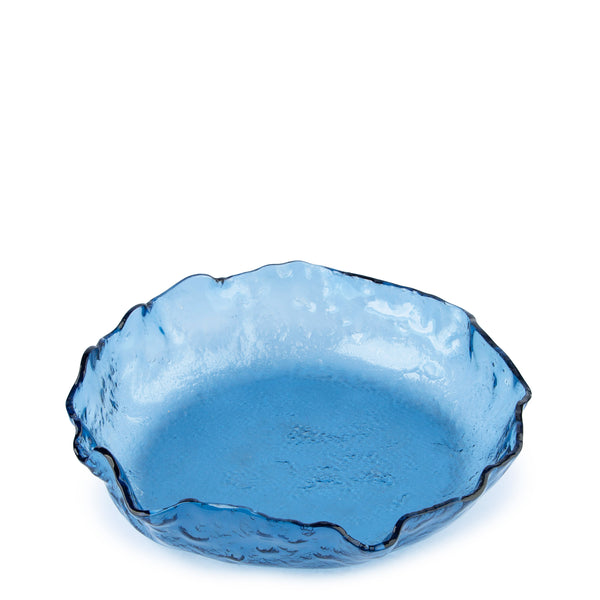 Round Platter <br> Aqua Blue <br> (Ø 35 x H 12) cm