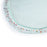 Round Flat Platter <br> Clear with Multicolor Dots <br> (Ø 55) cm