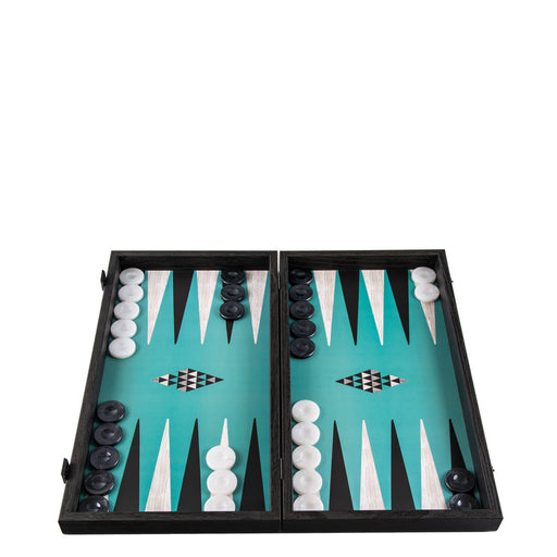 Turquoise <br> Backgammon Set <br> (47 x 24.5) cm