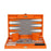 Tangerine Alligator <br> Backgammon Set <br> (L 38 x W 24.5) cm