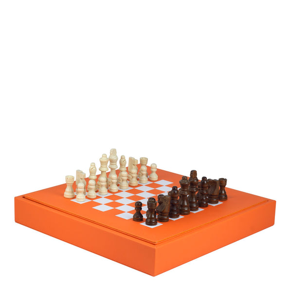Chess Set <br> Tangerine <br> (L 36.5 x H 5.2) cm