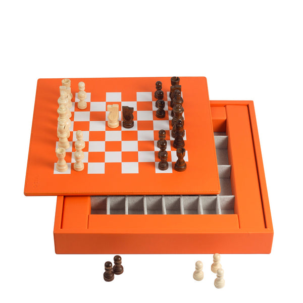 Chess Set <br> Tangerine <br> (L 36.5 x H 5.2) cm