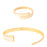 Tara Ring & Cuff <br> White Sand <br> Set of 2
