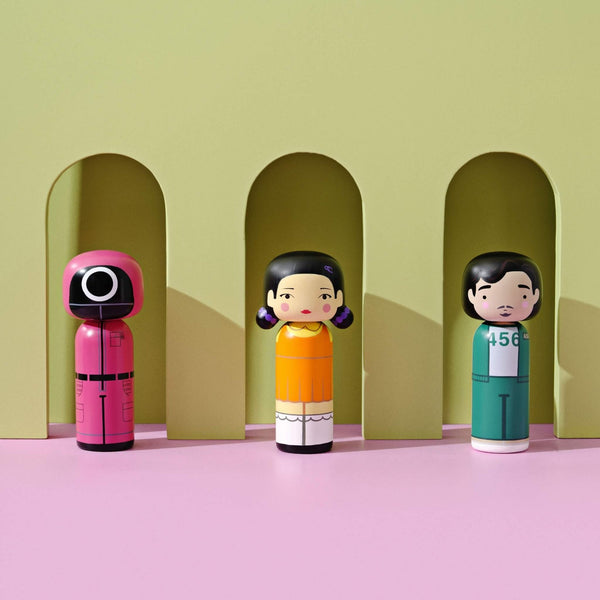 Masked Worker Kokeshi Doll <br>
Limited Edition <br>
(H 14.5) cm