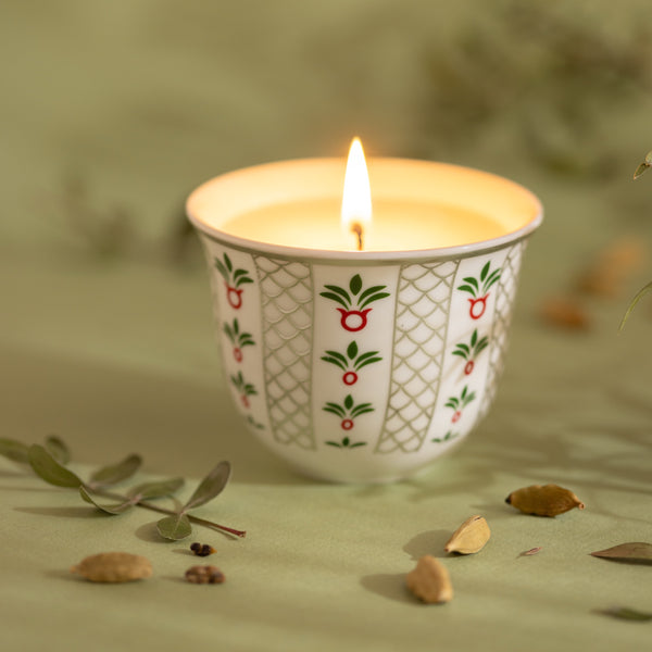 Traditional Silver Candle <br> Karak Tea