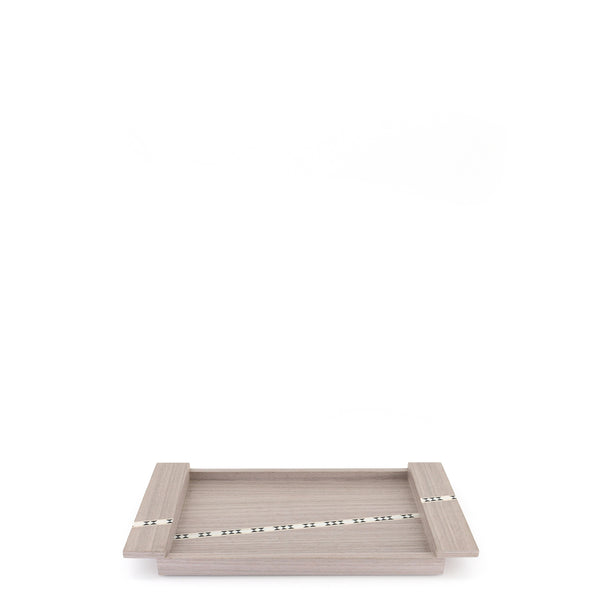 Funquetry Crisscross Tray <br> Grey <br> (L 33 x W 17) cm