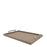 Dedalo Tray with Chrome Handles  <br> Taupe <br> (L 57.5 x W 40) cm