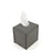 Soft Square Tissue Box <br> Dark Grey <br> (L 12.2 x W 10.7 x H 12.5) cm