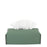 Soft Rectangular Tissue Box <br> Oil Green <br> (L 24.7 x W 12.7 x H 7.5) cm