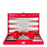 Monte Carlo Red <br> Backgammon Set <br> (L 38 x W 24.5) cm